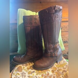 Frye American Flag Boots